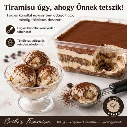 Cziko's Tiramisu 1100 g összerakott